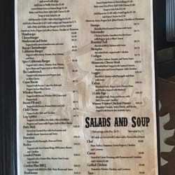 Lazy Jack's - Menu of 2