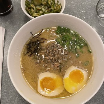 Ivan Ramen - Chicken Paitan w/soy egg instead of egg yolk. Kyuri Pickle as a starter. - Ramen Near Me - New York, New York Ivan Ramen - Chicken Paitan w/soy egg instead of egg yolk. Kyuri Pickle as a starter. - Ramen Near Me - New York, New York