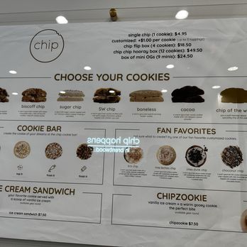 Chip Cookies - Menu - Desserts Near Me - Brentwood, California Chip Cookies - Menu - Desserts Near Me - Brentwood, California