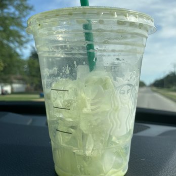 Starbucks - ICE and some green tea, but mostly ice! - Coffee & Tea Near Me - Bourbonnais, Illinois