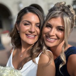 Makeup By Linda Joy - Bride and bridesmaid.