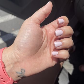 Star Nails - Pinky finger after my appointment. - Nail Salons Near Me - Roseville, California Star Nails - Pinky finger after my appointment. - Nail Salons Near Me - Roseville, California
