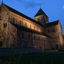Münster Schwarzach - Abends toll beleuchtet