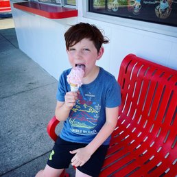 Cotton Candy ice cream cone Cotton Candy ice cream cone