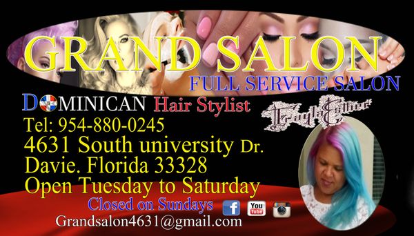 Grand Salon 4631 S University Dr Davie Fl Manicurists Mapquest