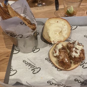 Chapter 11 Brewpub & Smokehouse - Chicken sandwich and truffle fries - Barbeque Near Me - Brandon, Florida