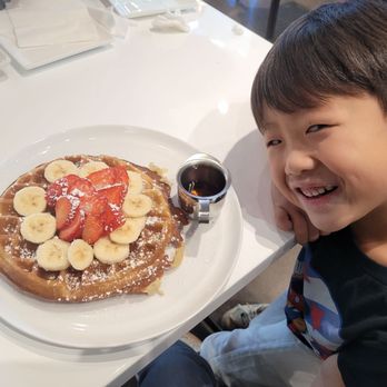 Cafe Terrasse - My kid loves the waffles here! - Breakfast & Brunch Near Me - Los Angeles, California