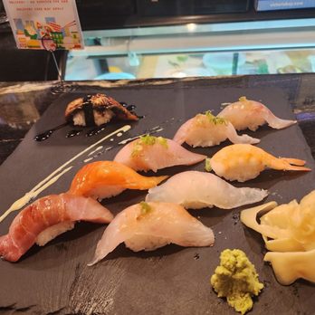 Issho - 9 piece nigiri set (chefs choice) - Sushi Bars Near Me - Annandale, Virginia