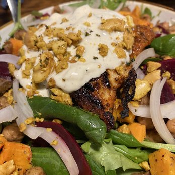 The Floridian - Citrus beet salad with blackened salmon - Southern Near Me - Saint Augustine, Florida The Floridian - Citrus beet salad with blackened salmon - Southern Near Me - Saint Augustine, Florida