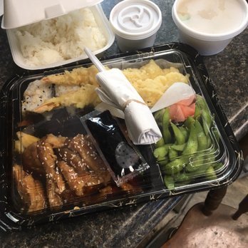 Kims Cuisine Asian Fusion Bistro - Bento Box C came with soup also :) - Chinese Near Me - Eagle River, Alaska Kims Cuisine Asian Fusion Bistro - Bento Box C came with soup also :) - Chinese Near Me - Eagle River, Alaska