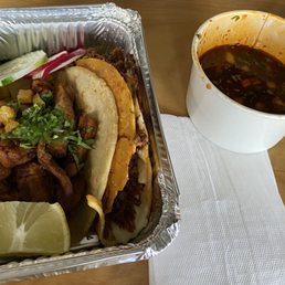 Salmon Birria Tacos