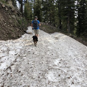 Pebble Creek Ski Area - We even found some snow at the end of May. - Ski Resorts Near Me - Inkom, Idaho