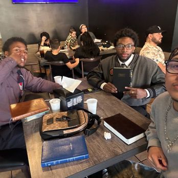 Urban Skillet - Gary, Julius, and Raul after examining the "Discipleship" Bible study - Halal Near Me - Riverside, California Urban Skillet - Gary, Julius, and Raul after examining the "Discipleship" Bible study - Halal Near Me - Riverside, California