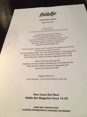 Menu photo 5 Noble Rot Wine Bar London, XGL Menu photo 5 Noble Rot Wine Bar London, XGL