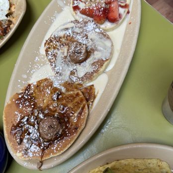 Snooze, an A.M. Eatery - Pancake Flight Customized - Breakfast & Brunch Near Me - San Diego, California Snooze, an A.M. Eatery - Pancake Flight Customized - Breakfast & Brunch Near Me - San Diego, California