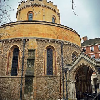 Temple Church - Home of the Knights Templar, founded in 1119 "You risked your life for another. There is no greater love..." to the heavens... - Churches Near Me - London, XGL