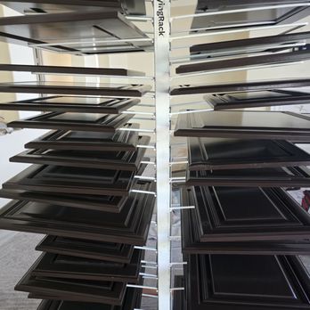 Soloma paint - Cabinet doors after paint, color is sherwin williams black bean - Painters Near Me Soloma paint - Cabinet doors after paint, color is sherwin williams black bean - Painters Near Me