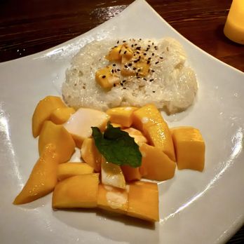 Cilantro Asian Bistro - Davie - Mango sticky rice, for dessert!! - Asian Fusion Near Me - Davie, Florida Cilantro Asian Bistro - Davie - Mango sticky rice, for dessert!! - Asian Fusion Near Me - Davie, Florida