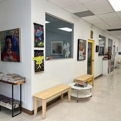 Artists and Makers Studios - Section A studios lead to the Potomac Fiber Arts Guild Classroom.