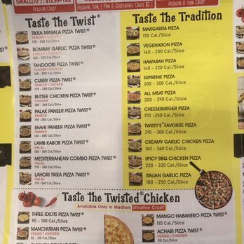 Pizza Twist - Menu - Pizza Near Me - Sacramento, California