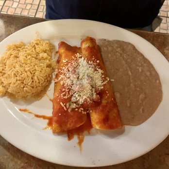Chapala Grill - Enchilada plate 1 chicken 1 shredded beef - Mexican Near Me - Visalia, California Chapala Grill - Enchilada plate 1 chicken 1 shredded beef - Mexican Near Me - Visalia, California