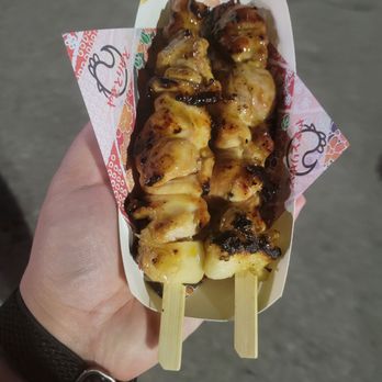 626 Night Market - Chicken skewers with mochi - Flea Markets Near Me - Las Vegas, Nevada