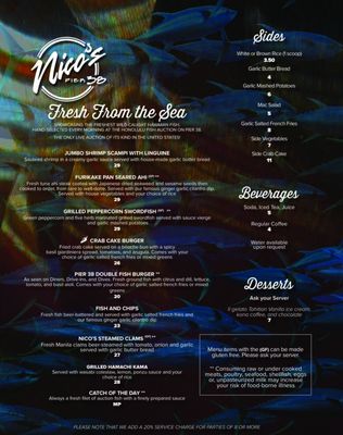 Menu photo 8 Nico's Kailua Kailua, HI Menu photo 8 Nico's Kailua Kailua, HI