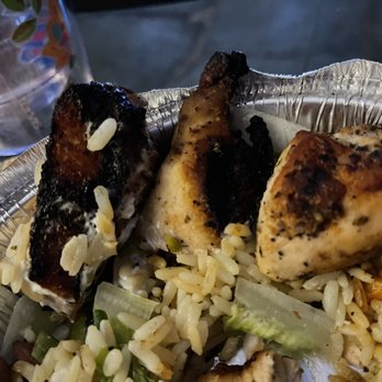 Souvlaki Place - Burned chicken kabobs - Greek Near Me - Bayville, New York