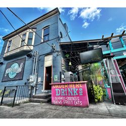 Nomad World Pub . 1401 E Brady St, Milwaukee, WI . Dive/Sport Pub w/ Street Side Patio. Good Vibes. Cool!