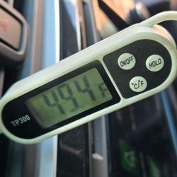 Chads Mobile Mechanics - Thermometer reading