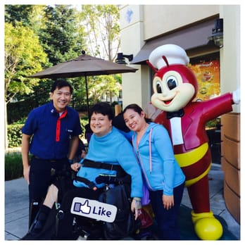 Jollibee - My husband and I with Dennis-Jollibee store manager - Fast Food Near Me - Union City, California Jollibee - My husband and I with Dennis-Jollibee store manager - Fast Food Near Me - Union City, California