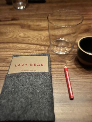 Menu photo 1 Lazy Bear San Francisco, CA Menu photo 1 Lazy Bear San Francisco, CA
