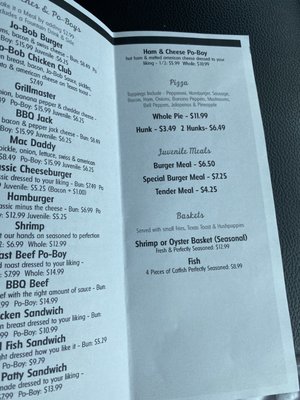 Menu photo 2 Jo-Bob's Gas & Grill Grand Isle, LA Menu photo 2 Jo-Bob's Gas & Grill Grand Isle, LA