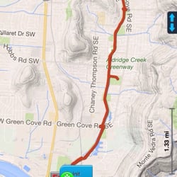 Aldridge Creek Greenway - Biked 11 miles RT of greenway. 20150808
