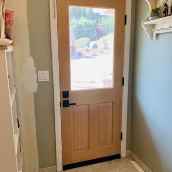 Tim Miller Installations - New laundry room door - Tim cut it to fit. - Door Sales/Installation Near Me