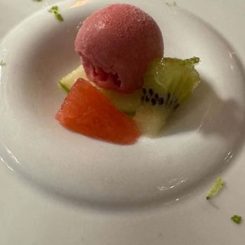 Dante - Raspberry sorbet with passion fruit. - New American Near Me - Cleveland, Ohio Dante - Raspberry sorbet with passion fruit. - New American Near Me - Cleveland, Ohio