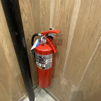 Dos Toros Taqueria - Fire extinguisher in the corner - Mexican Near Me - New York, New York