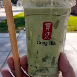 Matcha smoothie.