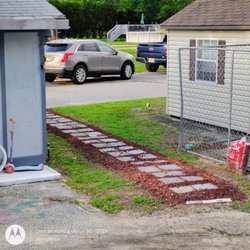 Georgianna's Gardening - Pathway , grass cut , design, level, mulch , grade