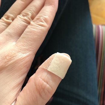 Wendy Nails - Burning corners of nail. Had to put bandage so it doesn't hurt as much. - Nail Salons Near Me - Los Angeles, California Wendy Nails - Burning corners of nail. Had to put bandage so it doesn't hurt as much. - Nail Salons Near Me - Los Angeles, California