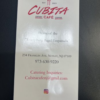 Cubita - Menu - Cuban Near Me - Nutley, New Jersey Cubita - Menu - Cuban Near Me - Nutley, New Jersey