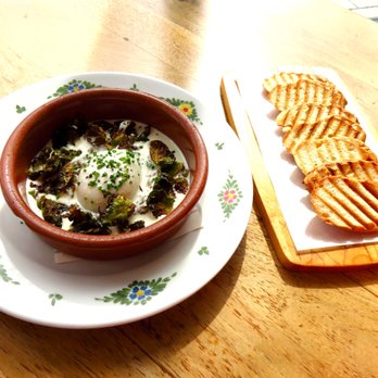 Osteria Morini - Egg with Brussels sprouts - Italian Near Me - Washington, DC, District of Columbia