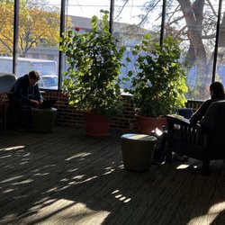 Hennepin County Library - St. Louis Park Library - Reading area by the big windows