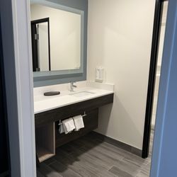 Bathroom vanity area