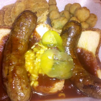 Full Moon BBQ - smoked pork links - Barbeque Near Me - Birmingham, Alabama