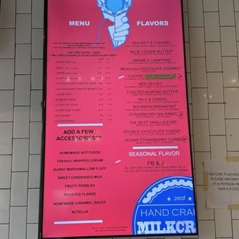 Milkcraft - Menu - Ice Cream & Frozen Yogurt Near Me - New Haven, Connecticut Milkcraft - Menu - Ice Cream & Frozen Yogurt Near Me - New Haven, Connecticut