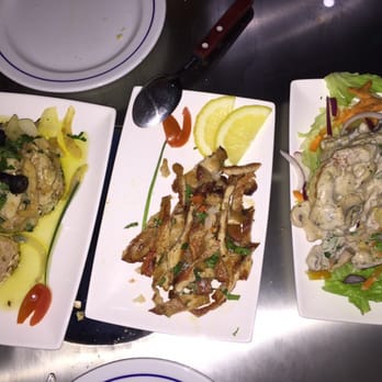 daPrata52 - Cod, blackened pork, mushroom pasty (after we cut it in half) - Tapas Bars Near Me - Lisbon, 11