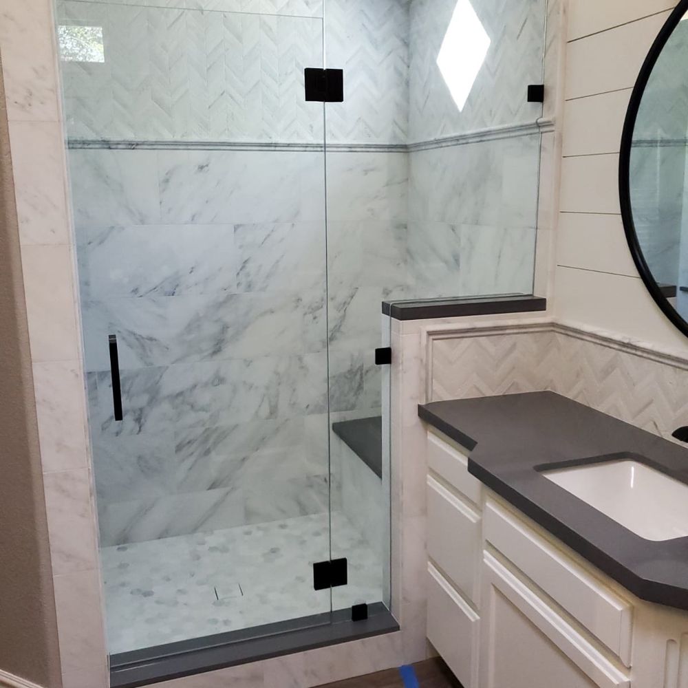 Marble shower