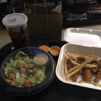 Outback Steakhouse - Chicken tender platter with Cesar salad - Steakhouses Near Me - Westminster, Colorado Outback Steakhouse - Chicken tender platter with Cesar salad - Steakhouses Near Me - Westminster, Colorado