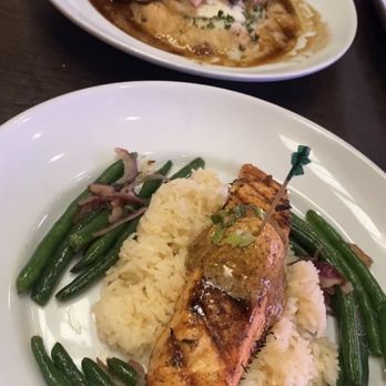 Dave & Buster's Austin - Grilled Atlantic Salmon & NEW Manchego Chicken - American Near Me - Austin, Texas Dave & Buster's Austin - Grilled Atlantic Salmon & NEW Manchego Chicken - American Near Me - Austin, Texas